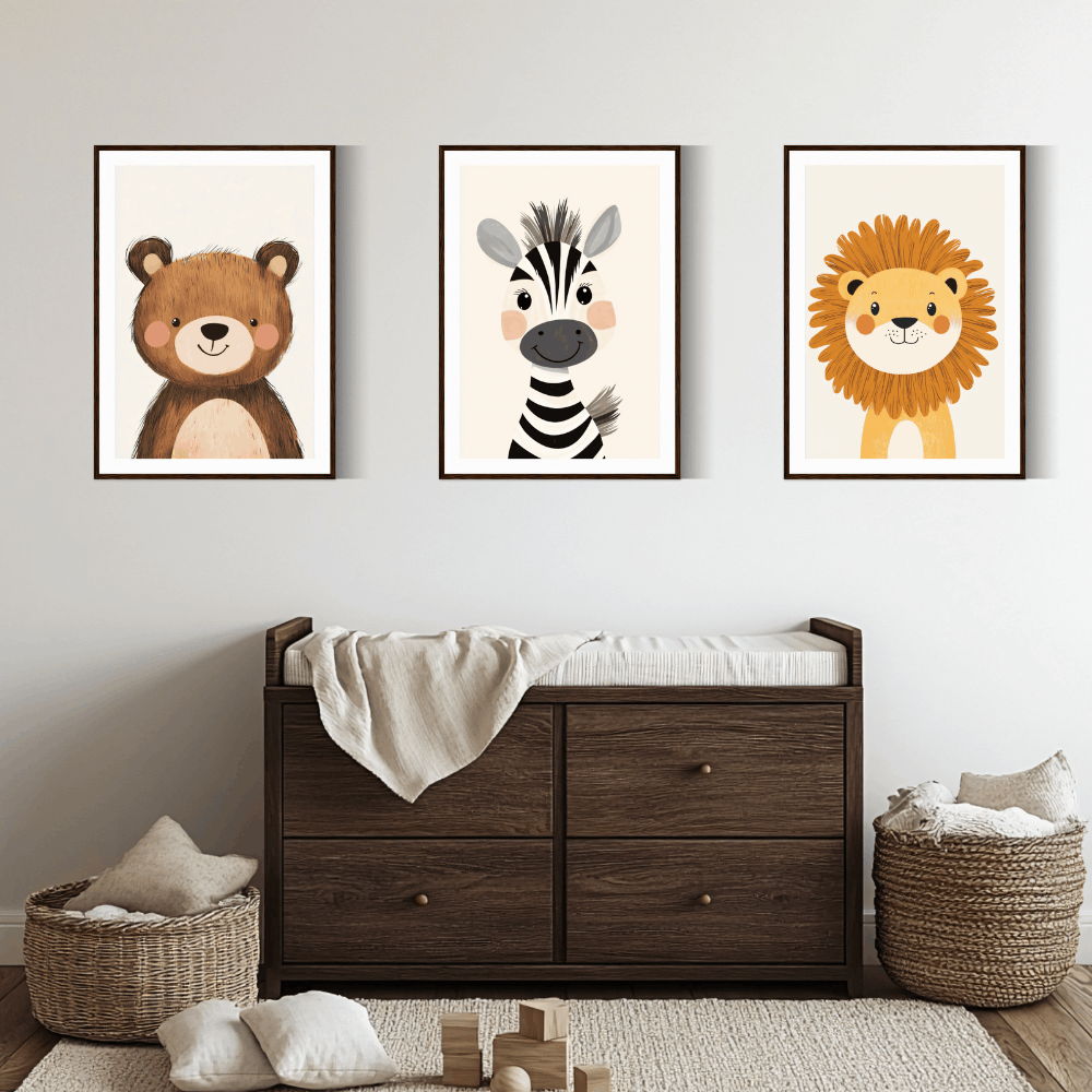 Tiergesichter - Tierposter für kleine Träumer!