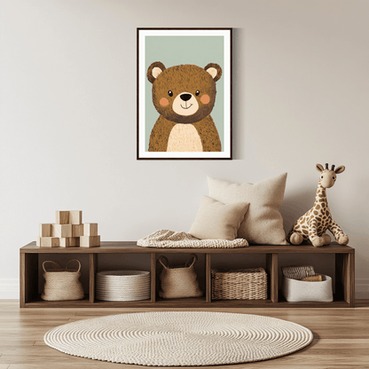Knuffiges Bären-Poster P025