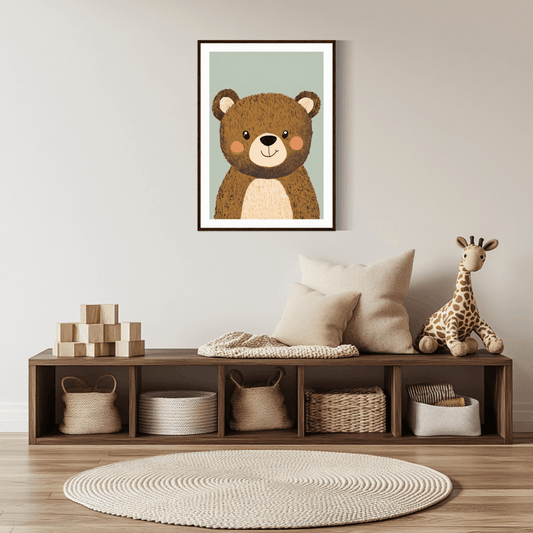 Knuffiges Bären-Poster P025