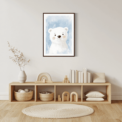 Süßes Eisbären-Poster P023