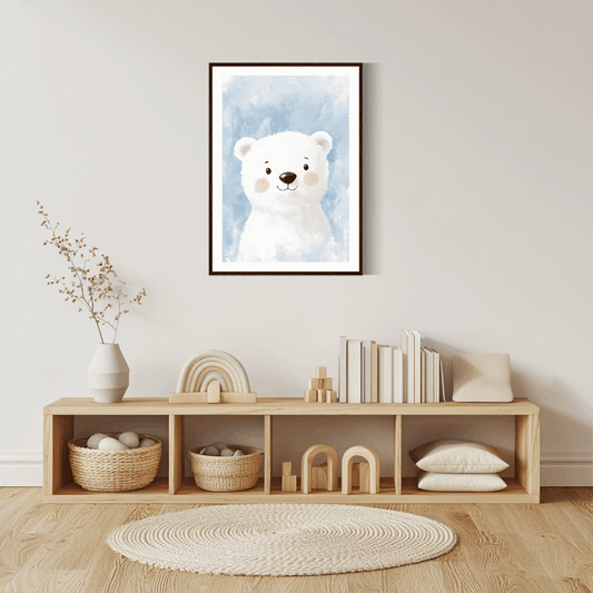 Süßes Eisbären-Poster P023
