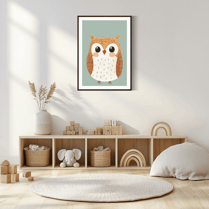 Märchenhaftes Eulen-Poster P019