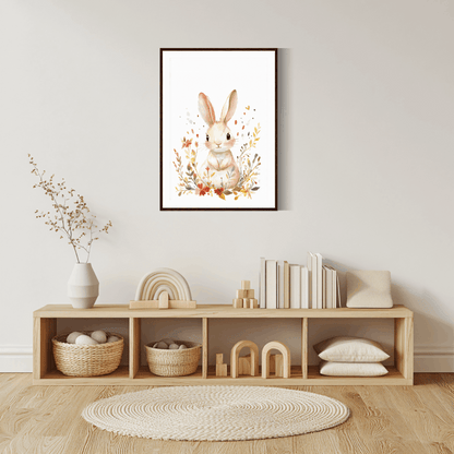 Süßes Babykaninchen-Poster P016