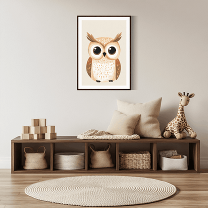 Zauberhaftes Eulen-Poster P017