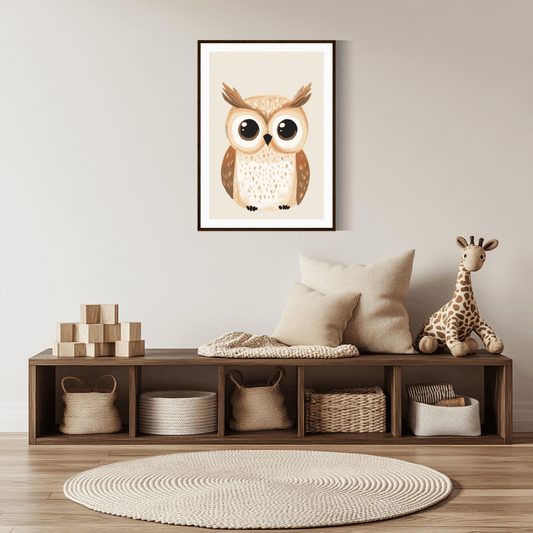 Zauberhaftes Eulen-Poster P017