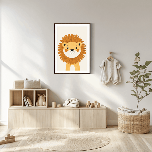 Zauberhaftes Löwen-Poster P029