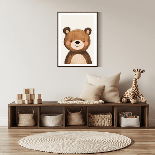 Zauberhaftes Babybären-Poster P027